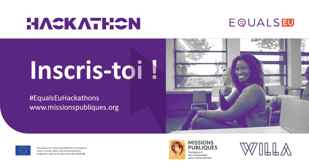 MPubliques's tweet photo. 🌈💪Le #hackathon sur l'égalité des genres dans la #tech arrive à Paris !
👉Quand ? Le 5 mars prochain en présentiel, les 6 et 7 en ligne. Une cérémonie de remise des prix aura lieu le 8 mars
👉Inscriptions obligatoires ici https://t.co/BxXCoLEVgu
#EqualsEUhackathons https://t.co/TB1sBFHDUe