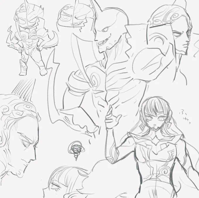 ゼウの悪魔顔めっちゃスキだけど作画コスト♾ 