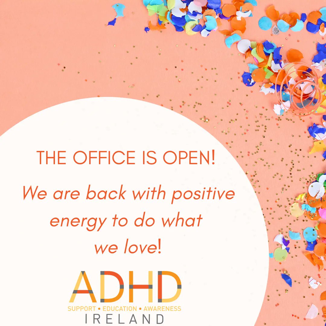 adhdireland's tweet photo. Just wanted to announce, that We Are back in Action :) 
#adhd #adhdireland #adhdsupport #adhdfamily #adhdlife #adhdproblems #adhdsolutions #adhdcork #adhddublin #adhdpeople #adhdgroup https://t.co/8kEVzg2EvB