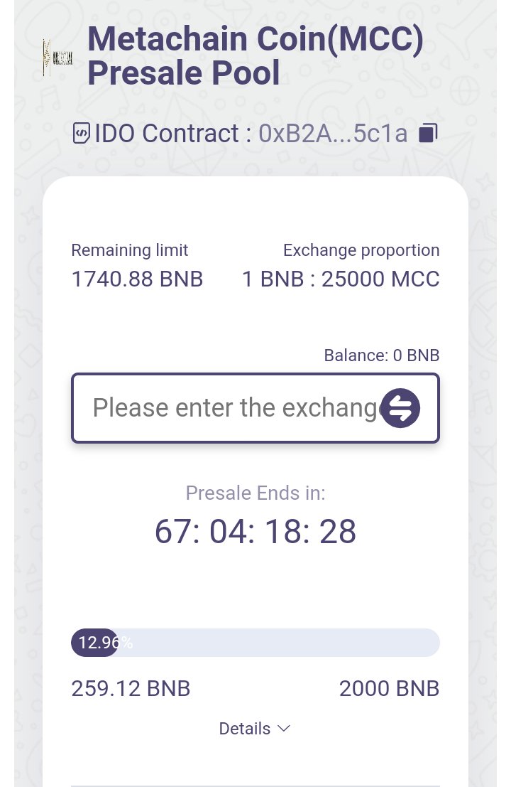 Metachain Blockchain tweet media