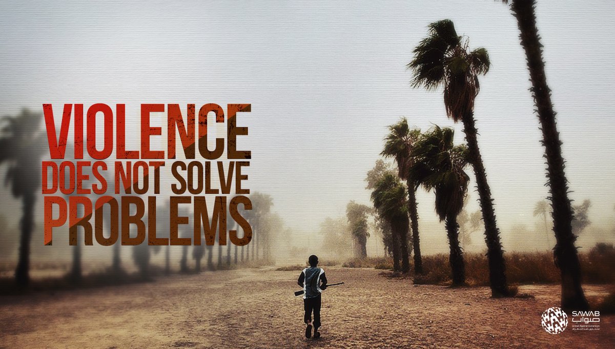 SawabCenter's tweet photo. The choice is yours between the peaceful way and the violent one.
#UCanImpact
#UnitedAgainstExtremism https://t.co/MSJejiMvPA