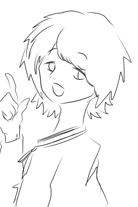 思い立って描いたシオンくんの落書き 