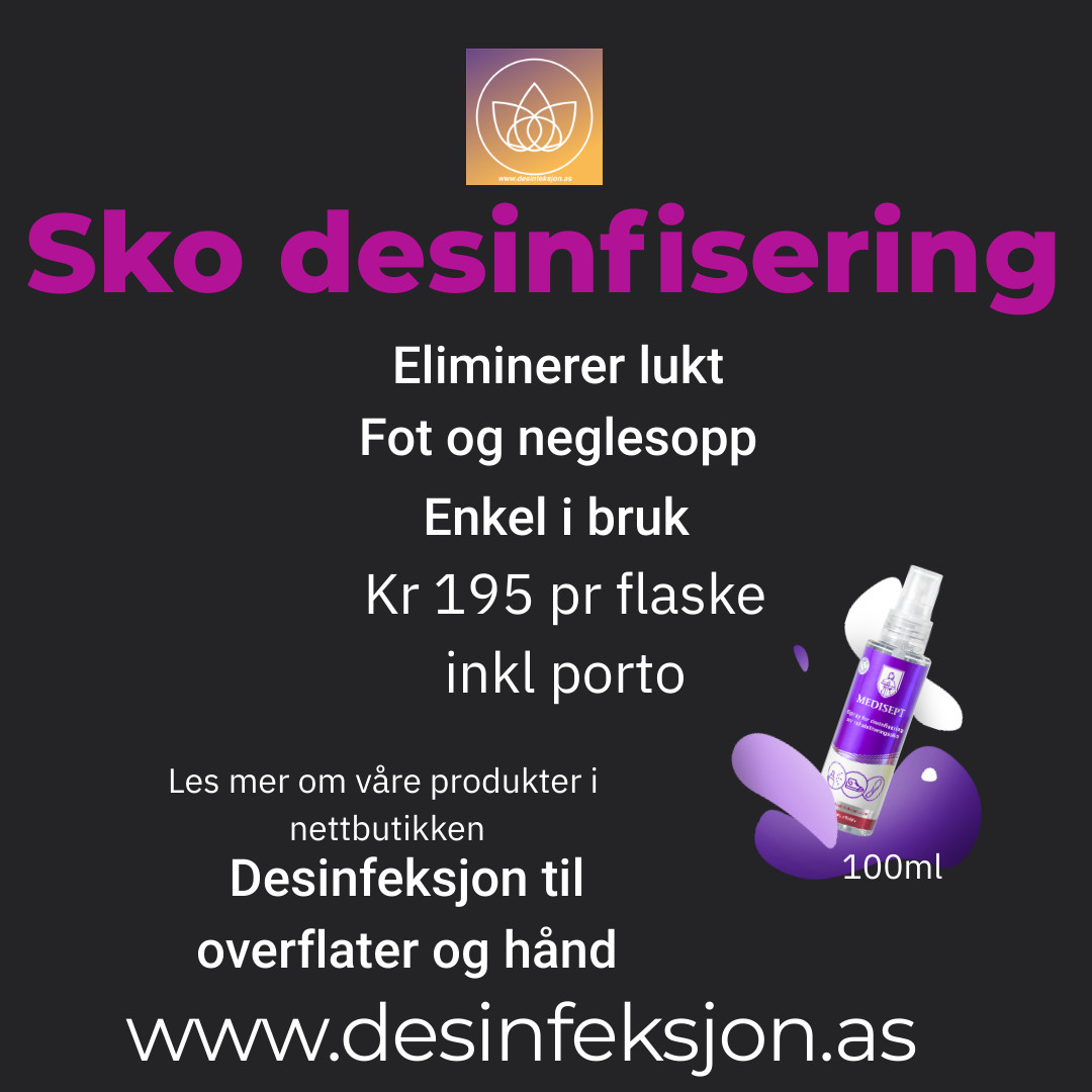 Des_infeksjon's tweet photo. Lukter det tåfis, sliter du med fotsopp eller neglesopp? vi har produktet som hjelper deg :)
Les mer https://t.co/D20bu0z2h0 https://t.co/MRS7ZV0U6z