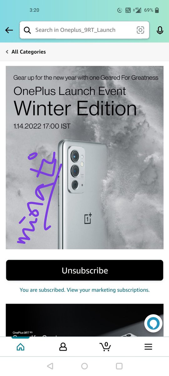 M Minati (@minatimullick) on Twitter photo Thank you <a href="/amazonIN/">Amazon India</a> for giving me a opportunity to win this Amazing Phone 📱❤️
Finger Crossed Tightly🤞💗
#OnePlus9RTOnAmazon
#OnePlus9RT
<a href="/amazonIN/">Amazon India</a> <a href="/OnePlus_IN/">OnePlus India</a>
<a href="/MullickChaitali/">M Chaitali ★★★</a> Thank you <a href="/amazonIN/">Amazon India</a> for giving me a opportunity to win this Amazing Phone 📱❤️
Finger Crossed Tightly🤞💗
#OnePlus9RTOnAmazon
#OnePlus9RT
<a href="/amazonIN/">Amazon India</a> <a href="/OnePlus_IN/">OnePlus India</a>
<a href="/MullickChaitali/">M Chaitali ★★★</a>