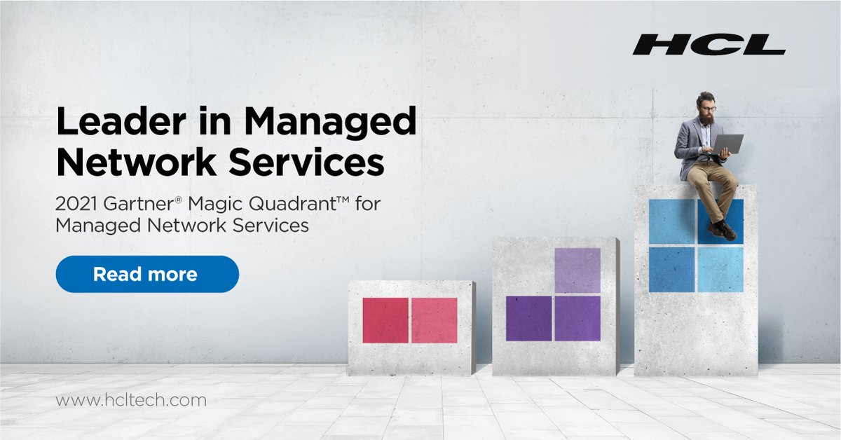 hcltech's tweet image. We&apos;re positioned as a Leader in the 2021 Gartner® Magic Quadrant™ for Managed Network Services. Read the report: bit.ly/3l75TvO