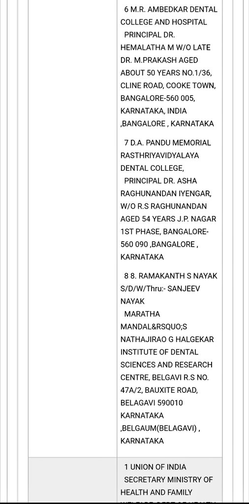 dentodontics's tweet photo. A Case Against Union Gov is done by 8 Dental Colleges of Karnataka to do re counselling &amp; scrap out the present seat matrix on which admission is done
We ask is this human? 
1000 Aspirants took admission already fees is submitted allotment done instead of asking extention of date https://t.co/kG8wkb1CC2