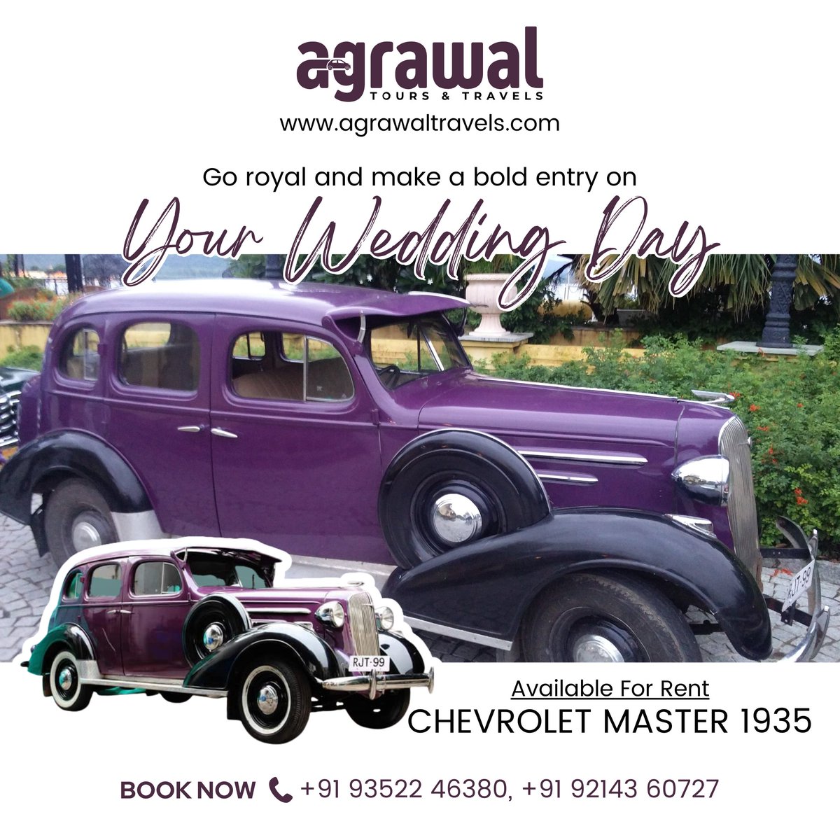 Go royal and make a bold entry on YOUR WEDDING DAY😉

#vintage #vintagecars #carsofinstagram #weddingentry #weddingentryideas #weddingentries #royalwedding #royalweddings #royalweddingcollection
