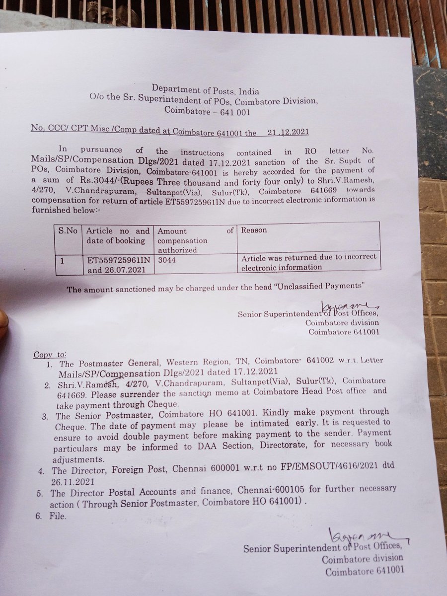 IndigoR10's tweet photo. Hi all 
can you find my parcel  and return back  I have no updata from August 2021 to still date 
My parcel is return to India  but received by me 
The customs not returen back  to the customers https://t.co/hFiqMkZPnl