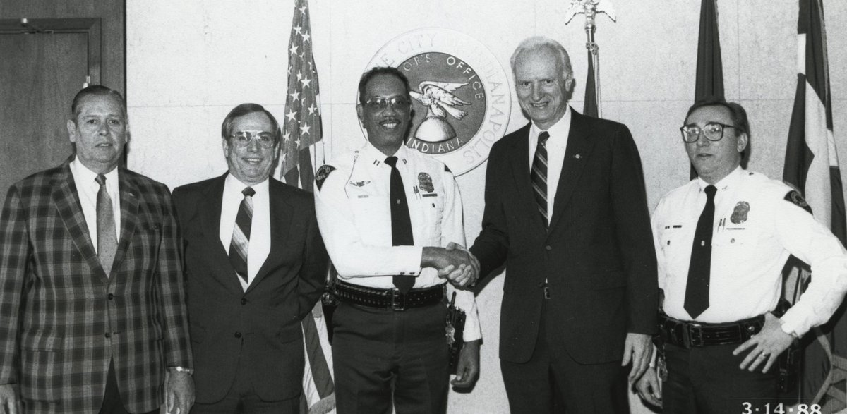 TeamAnnee's tweet image. All the best to Speedway Police Chief, Jim Campbell, as he retires from the SPD. Jim served as the IPD Deputy Chief of Operations under my grandfather in the late 80’s &amp;amp; early 90’s and leaves behind perhaps one of the most significant public safety careers in modern city history.