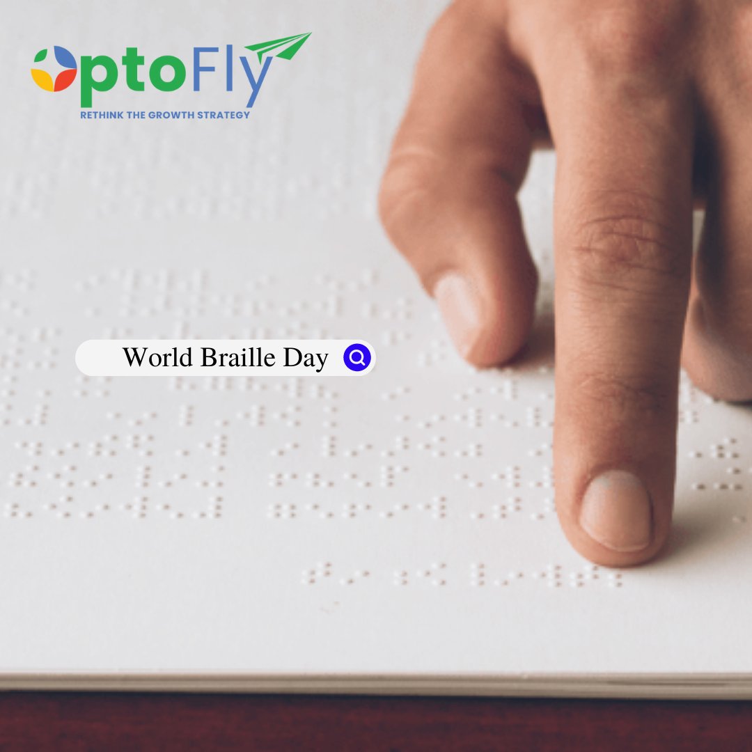 optofly's tweet photo. #Advertisement #marketing #marketingtips #Markets #market #marketingdigital #DigitalMarketing #Digital #internet #Internetmarketing #Sales #SEO #business #BusinessOwner #BusinessWoman #startups #startupindia #optofly #optoflybusiness #Braille #brailleday #BrailleLiteracyMonth https://t.co/B0R4nCX8gC