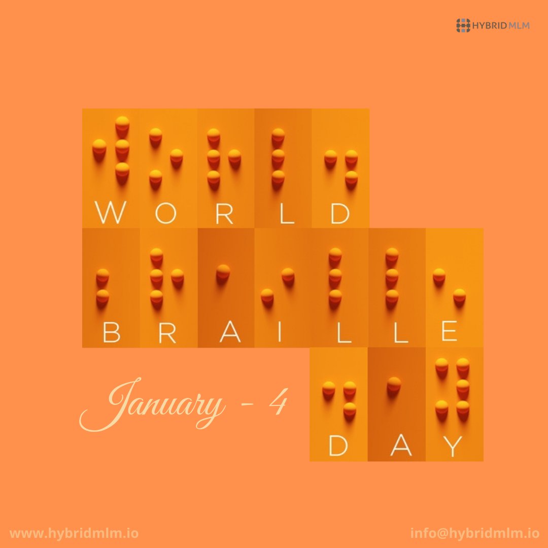 HybridMlm's tweet photo. World Braille Day...!π
https://t.co/Zdvs6u13on
#braille #blindreading #letters #alphabets #International #LouisBraille https://t.co/XnNQi9rHy3