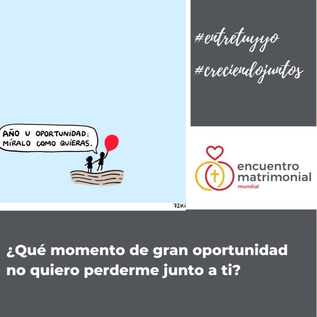 EM_Web_RS's tweet photo. #creciendojuntos #entretuyyo
#encuentromatrimonial
#encuentromatrimonialmundial
#tipsparapareja
#tipsparaparejas
#consejosparaparejas 

¿Qué momento de gran oportunidad no quiero perderme junto a ti? https://t.co/JhiiZhSoMO