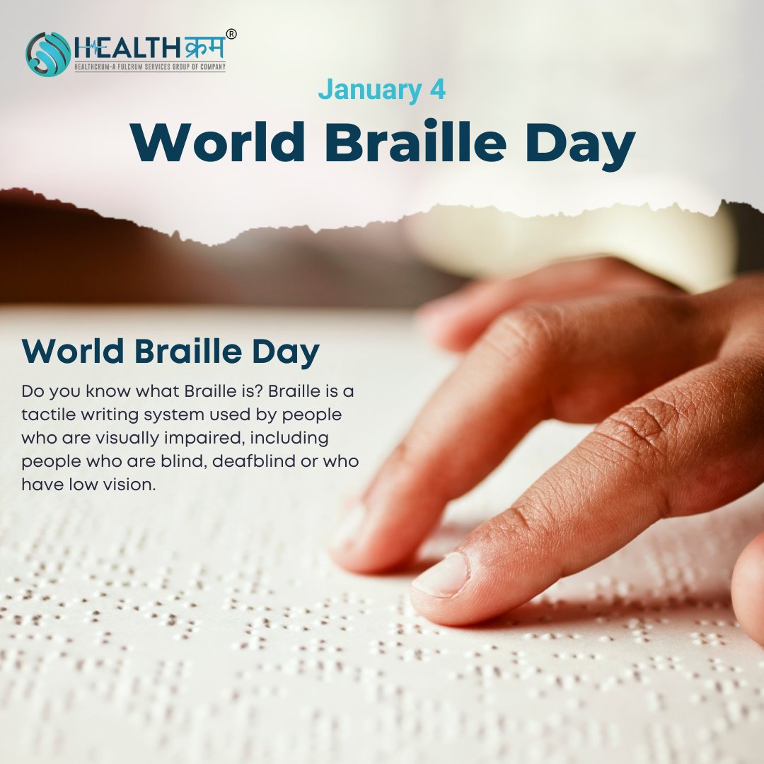 healthcrum's tweet photo. Determination does triumph over physical deprivation. Happy World Braille Day.
.
.
.
#WorldBrailleDay #BrailleDay #braille #visualimpairment #blind #visualimpaired #Trending  #trend #Tuesday #tuesdayvibe #BlindGuess #BrailleLiteracyMonth https://t.co/St36oEf9WK