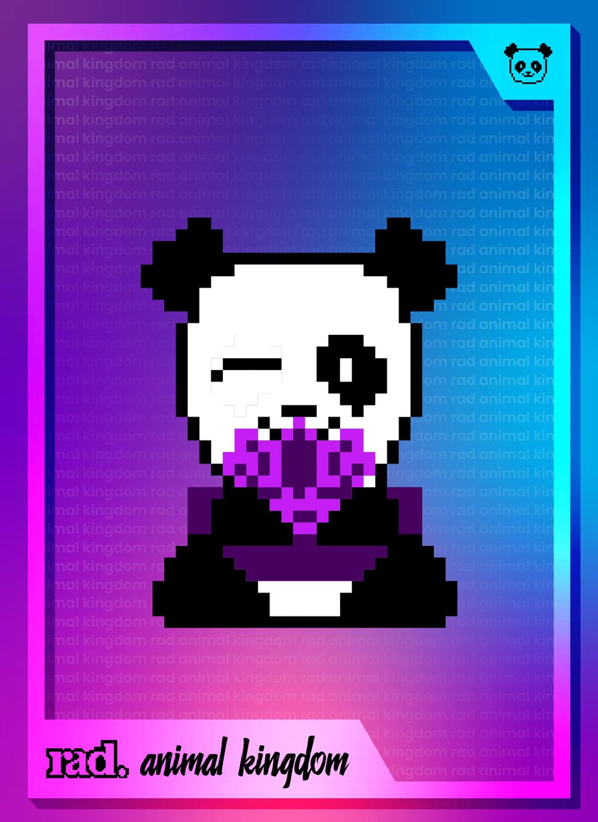 RadTV__'s tweet photo. A new @RadPandaClub has been minted! Welcome the ara #radfam #178!⚡️📺🐼😎🙏
Register your #radpanda at https://t.co/2LDualP0zv to unlock your premium subscription and be eligible for $ARA 💫 rewards!⚡️🐼💜
https://t.co/5TWQiLGVMX https://t.co/sdbZTmIH0Y