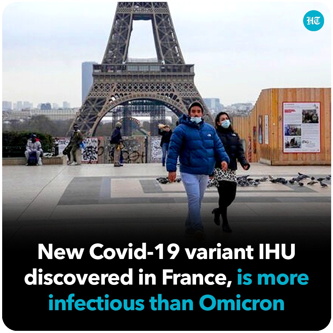 htTweets's tweet photo. Scientists in #France have identified a new, more mutated strain that #Omicron. 

Researchers say that it contains 46 mutations – even more than Omicron – which makes it more resistant to vaccines and infectious.

Details here - https://t.co/ataG1wIKLX https://t.co/Paem5ppaTO