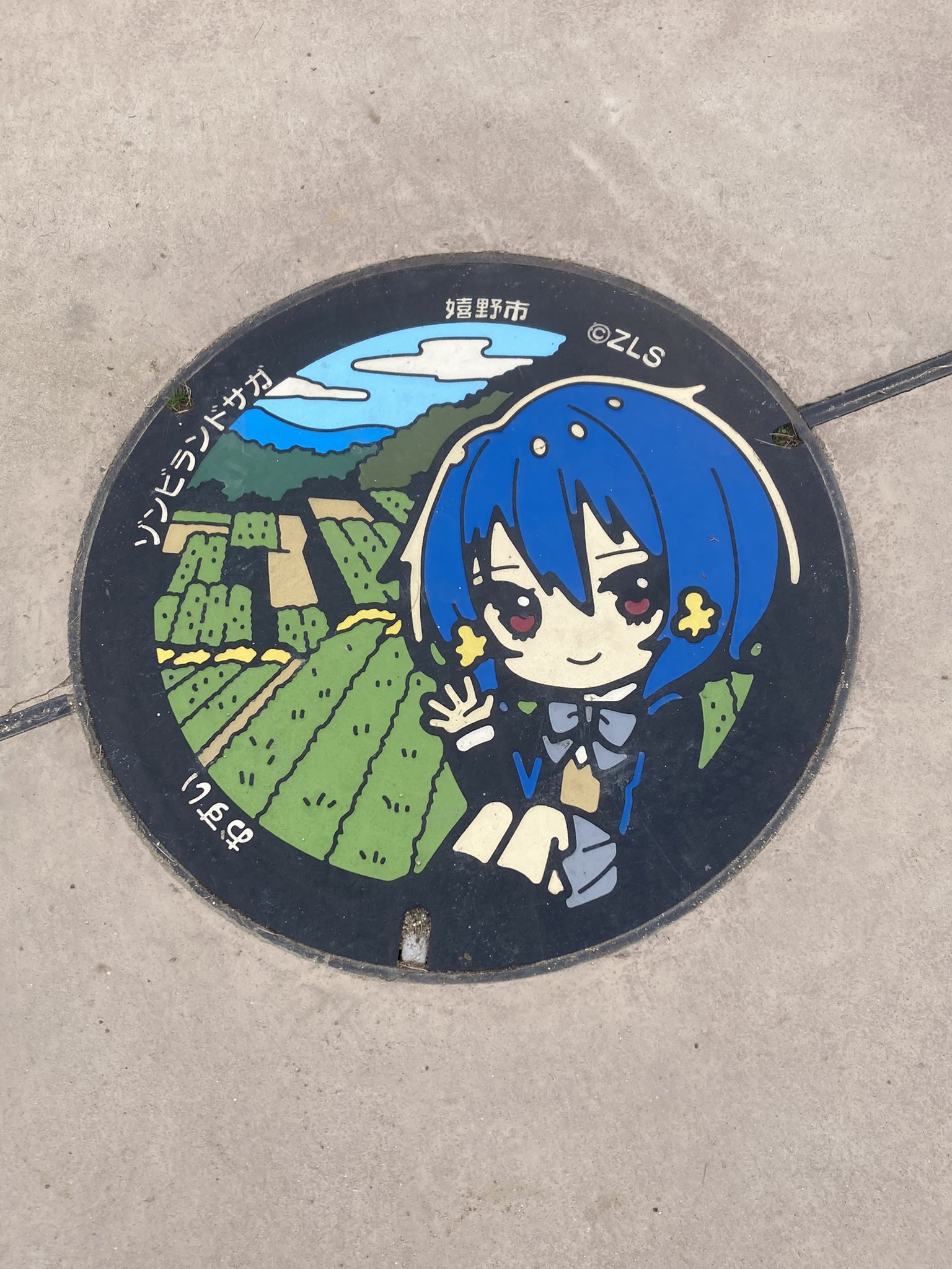 ゾンビランドサガ　水野愛　ミニチュアマンホール　第3弾　フランシュシュ ゾンビランドサガ 水野愛 ミニチュアマンホール 第3弾