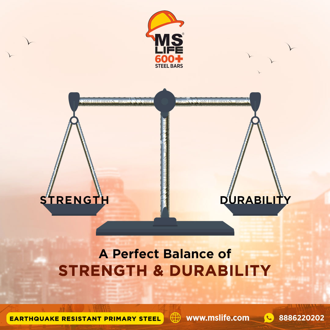 MSLife7's tweet photo. Ensure integrity & safety of your architectural marvels with MS Life 600+ TMT Rebars-a perfect balance of strength & durability!
#steel #TMT #TMTBar #strong #flexible #strength #strongbuilding https://t.co/lcojr6kf7G