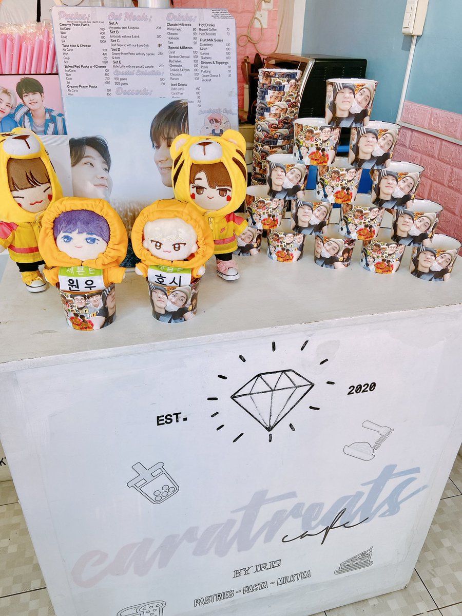 0104cart's tweet photo. Currently at @caratreatscafe to celebrate 0104 Day! ππ #μ°λ¦¬μμΆμ΅12λ
μ§Έ
We also have some on-hand SVT merch that you can check out if you drop by! Happy Soonwoo Day! π
#WONWOO #HOSHI #μμ° #νΈμ #μν #SOONWOO #0104PH #0104PH4 @OurMemoriesWWHS https://t.co/aYhcdXWVgt