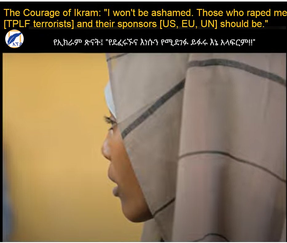 LeinadTarsa's tweet photo. Time away after @SamanthaJPower made sure a 13 year old #Ekram from #Shoarobit & 85 years old nun go through a horrifying ordeal of gang rape by #TPLF invaders. #Ekram was taken for 4 days, there were up to 18 men raping these girls. @SamanthaJPower war criminal! #noMore https://t.co/HsqRwpU3ug