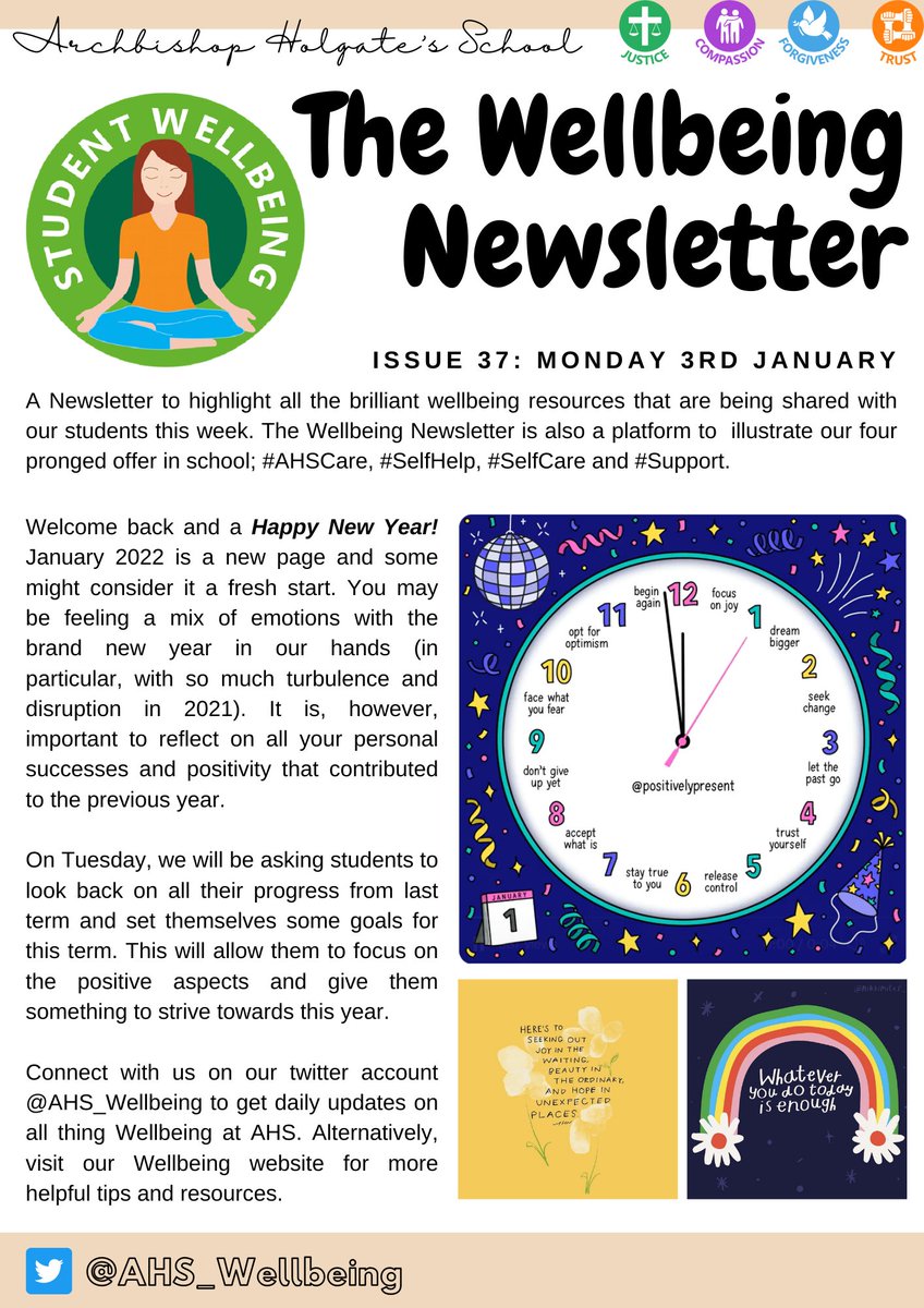 AHS_Wellbeing's tweet photo. The latest #WellbeingNewsletter from @AHSYork 🍏 Have you recieved yours? 

#wellbeing #mindfulness #selfhelp #selfcare #support #AHScare #mentalhealth #OnLineSafety https://t.co/DLvaSRcdl2