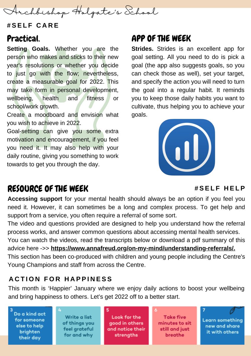 AHS_Wellbeing's tweet photo. The latest #WellbeingNewsletter from @AHSYork 🍏 Have you recieved yours? 

#wellbeing #mindfulness #selfhelp #selfcare #support #AHScare #mentalhealth #OnLineSafety https://t.co/DLvaSRcdl2