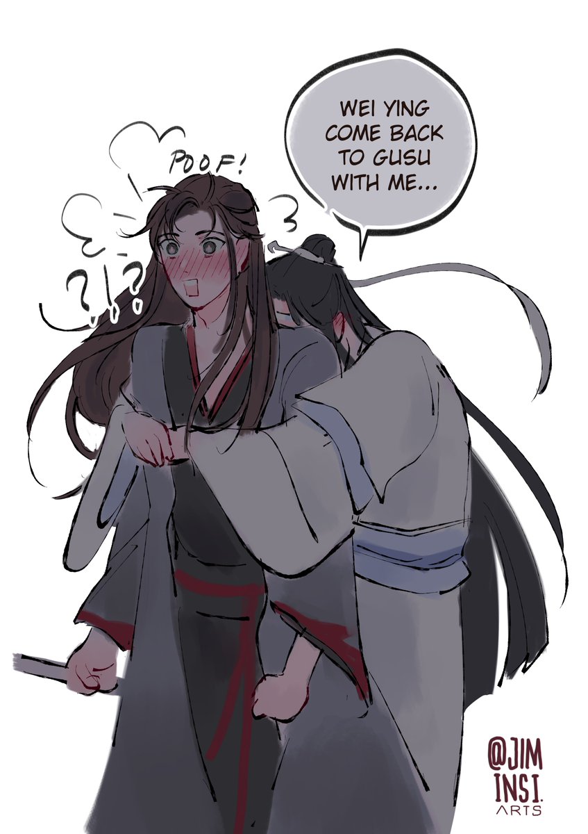 LWJ: wei ying come back gusu w me pwetty pwease uwu nya XD rawr #魔道祖师 #忘羨 #MDZS