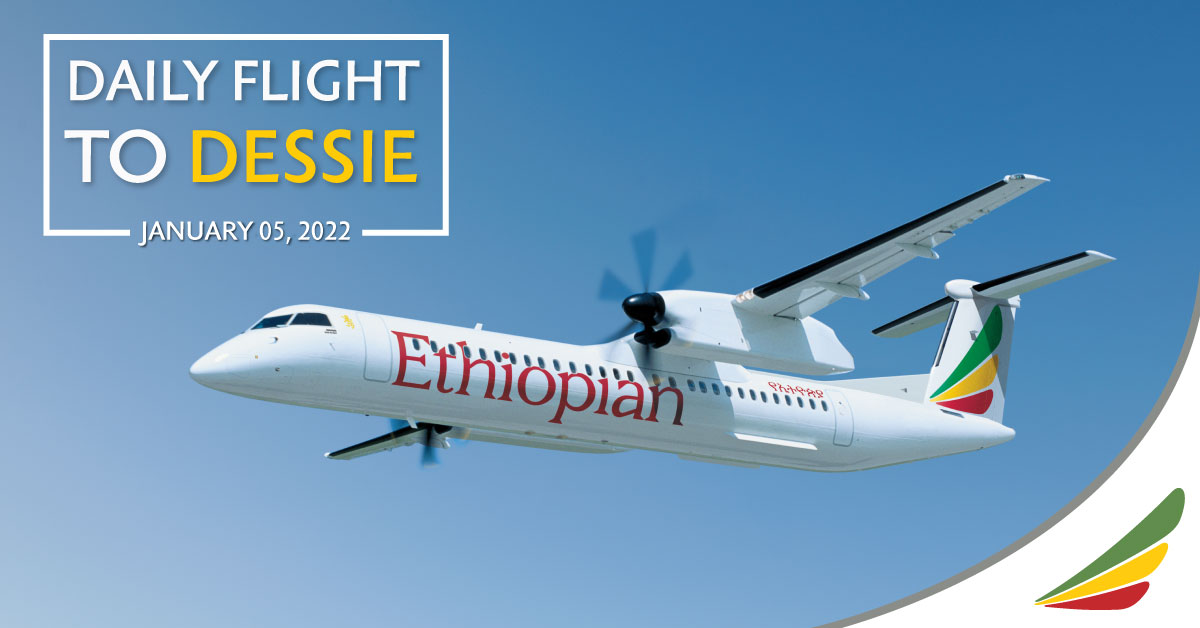 flyethiopian's tweet photo. We are pleased to announce a daily flight to Dessie effective January 5th, 2022. Book your flight now with Ethiopian Mobile APP.
#EthiopianAirlines
#FlyEthopian
https://t.co/r8XxeylEH7 https://t.co/XVcdvkJCLM