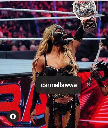 I really dug Demolition Carmella tonight. Pain &amp; Destruction is her middle name.