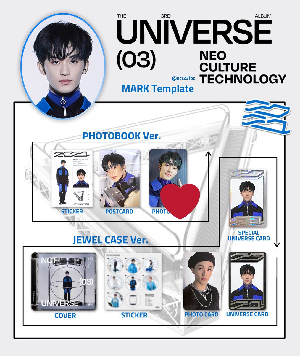 yys_3d's tweet photo. UNIVERSE  NCT2021  
PHOTOBOOK ポスカ交換

💙譲　ジャニ

❤️求　マーク

可能でしたら、リプorDMお待ちしています🙇‍♀️

#NCT交換 #NCT_Universe #universe交換 #NCT2021 https://t.co/E0NicPN7Ej