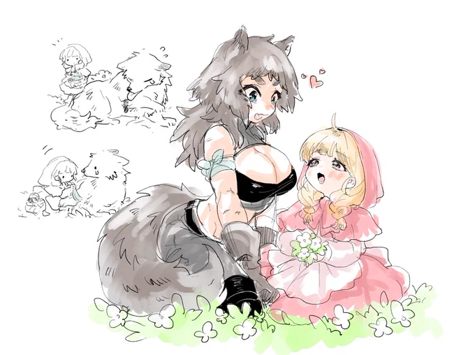 童話🐺🎀百合 #創作百合 