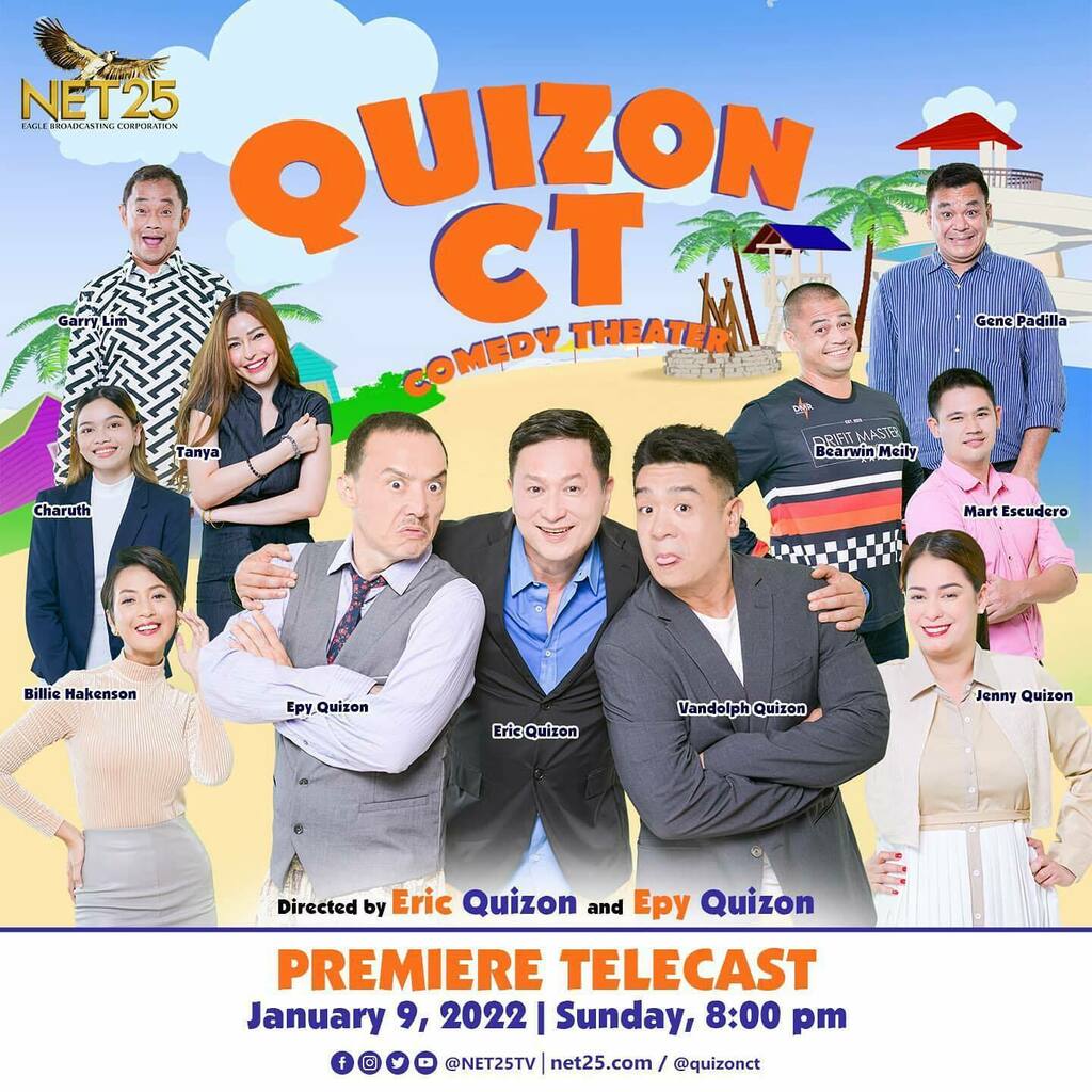 BAGONG GAG SHOW NG NET25 NA ‘QUIZON CT’, AARANGKADA NA

Literal na pinagsama ang ‘laugh’ at ‘trip’ sa comedy show na ito na tiyak na kagigiliwan ng mga Pinoy. Ang pinakabagong gag show na pinagbibidahan ng mga anak ni “King of Comedy” Dolphy, na sina Eri… instagr.am/p/CYTA0nTFqV6/