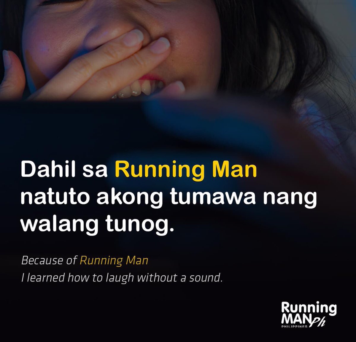 RMPHOfficial's tweet photo. Special Skill UNLOCKED 

Para sa mga napagalitan na dahil gabing gabi na, anlakas pa rin tumawa. 😆

#runningman #전소민 https://t.co/7b9AvCIMBu