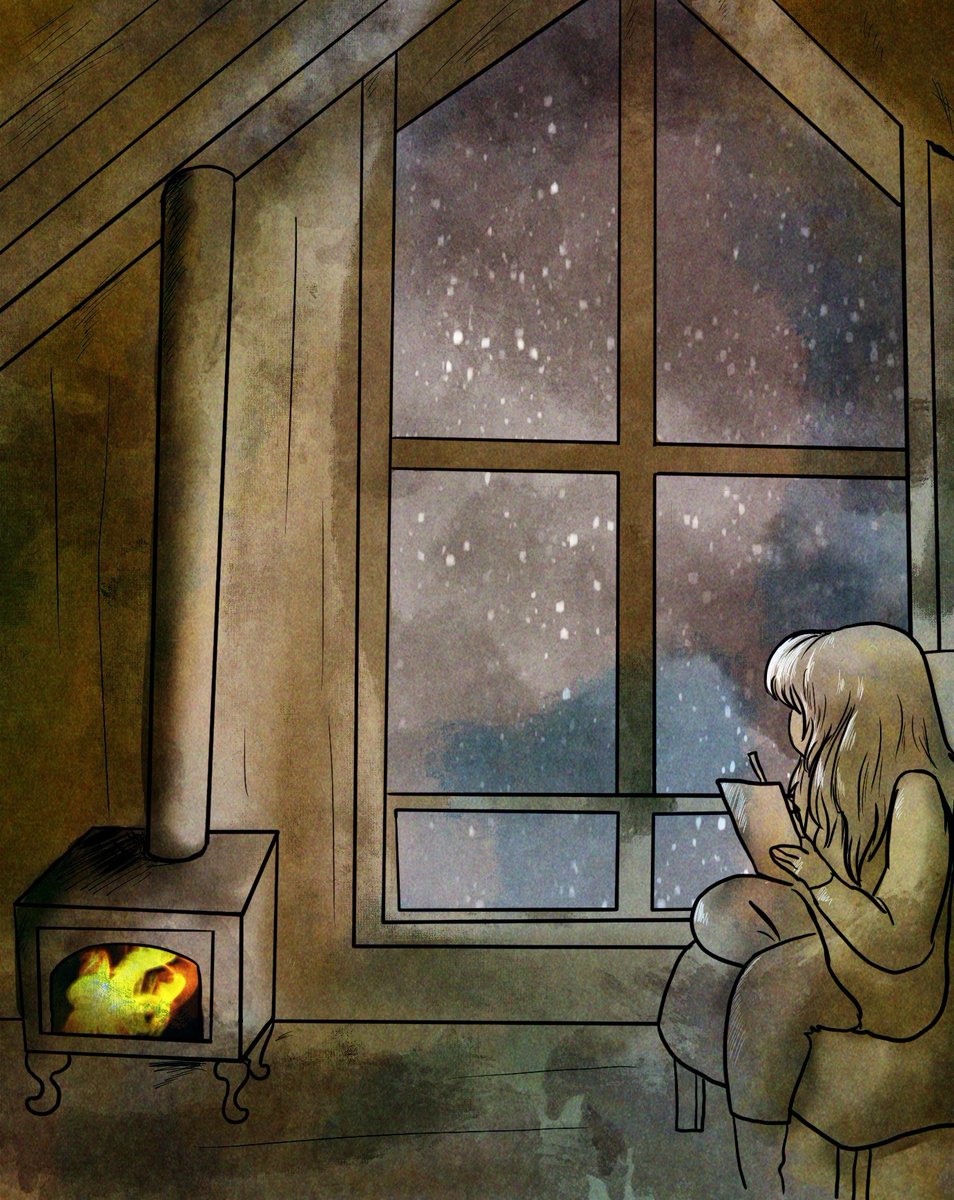 birdytheartist's tweet photo. My cozy cabvas corner. Not fancy, but a nice place to draw and write #CANVASWeek2022 #canvasweek @webtooncanvas #webtoons #webtooncanvas https://t.co/fpHkYBZBah