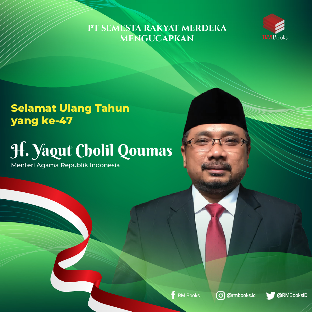 RMBooksID's tweet photo. Selamat ulang tahun @YaqutCQoumas https://t.co/iBU7TICg8S