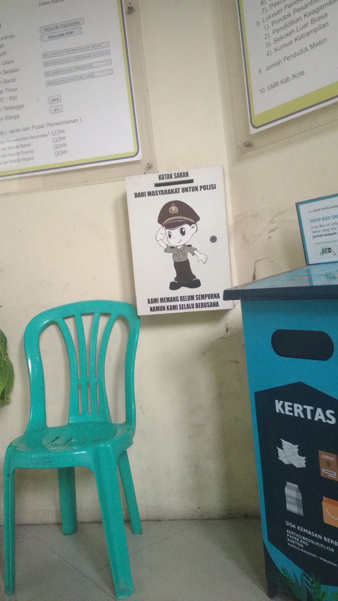 aupiun's tweet photo. Padahal ini dikelurahan kenapa kotak saran polisi https://t.co/FwDlvz1Wvx