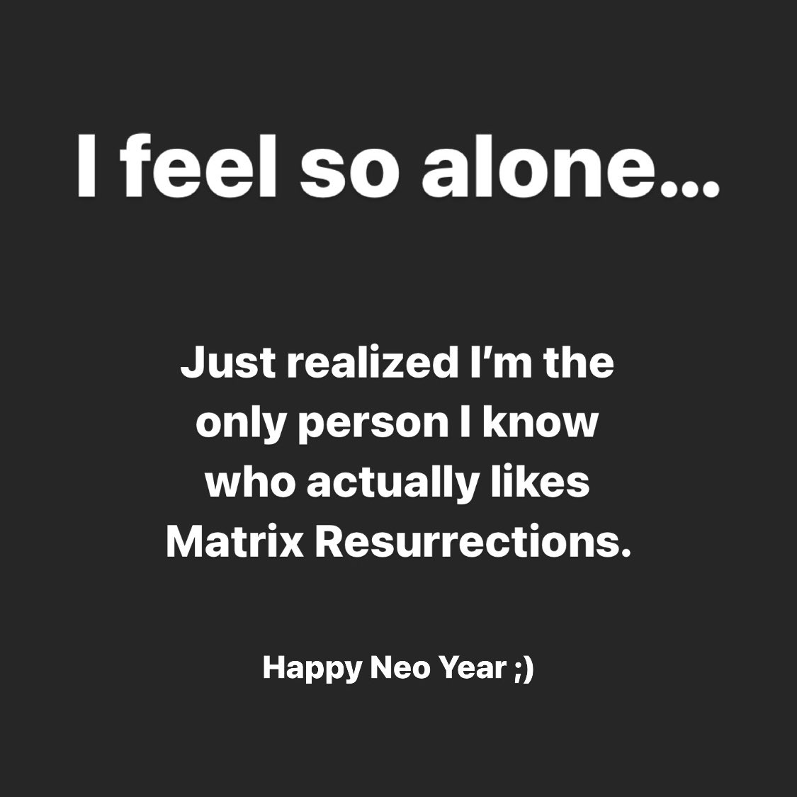 Whyyyyyy? 😩 #TERRYblePun #puns #MovieReview #MovieReviews #movies #MatrixResurrections #matrix4