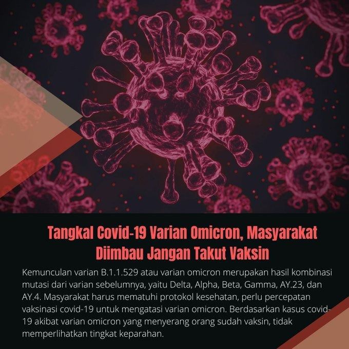Prodigi94064953's tweet photo. Tangkal Covid varian omicron
#IndonesiaSehatIndonesiaHebat
#BersatuLawanCovid19
#NegeriPulihDenganVaksin https://t.co/a4mJCKmhP3