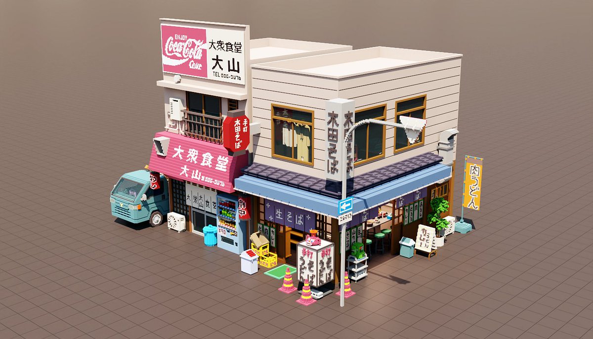 dooon's tweet photo. 今までに作った作品はホームページで見られるようにしています。時間があれば御覧ください。

２０２１年の作品：
https://t.co/A0Yj6UQCVV
２０２０年後半の作品：
https://t.co/OQzzPVvXlb
２０２０年前半の作品：
https://t.co/2WsO1T5SZx

#magicavoxel  #voxelart  #3dart https://t.co/ahxvtwQHBp