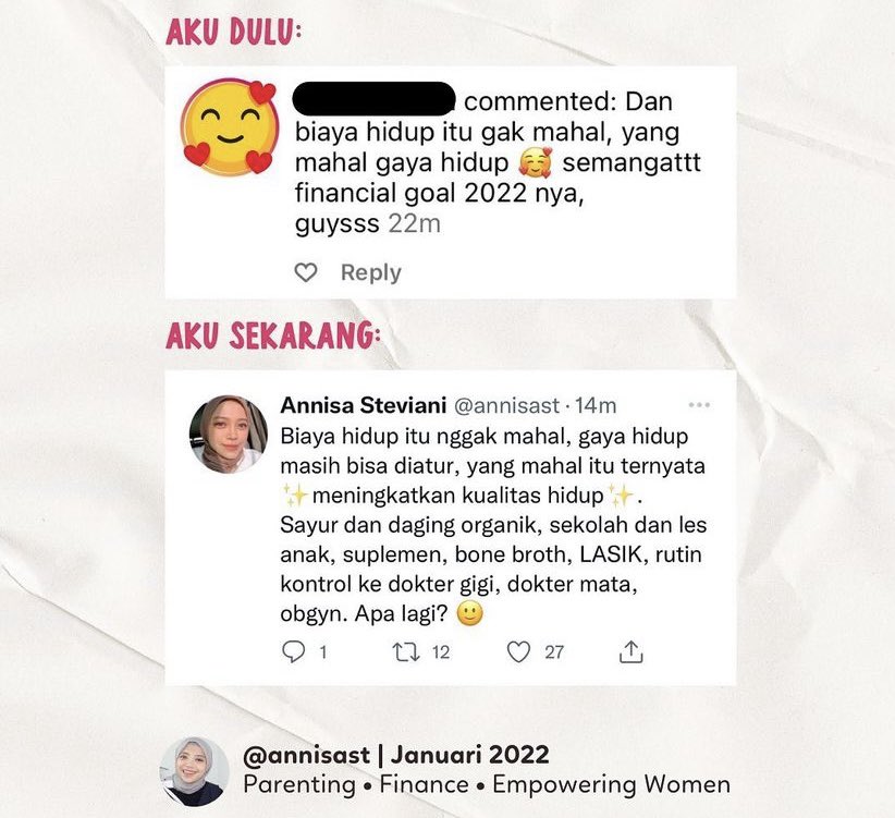 din_se's tweet photo. biaya hidup < gaya hidup < meningkatkan kualitas hidup

Cr: @annisast https://t.co/PSjTfnvIjJ
