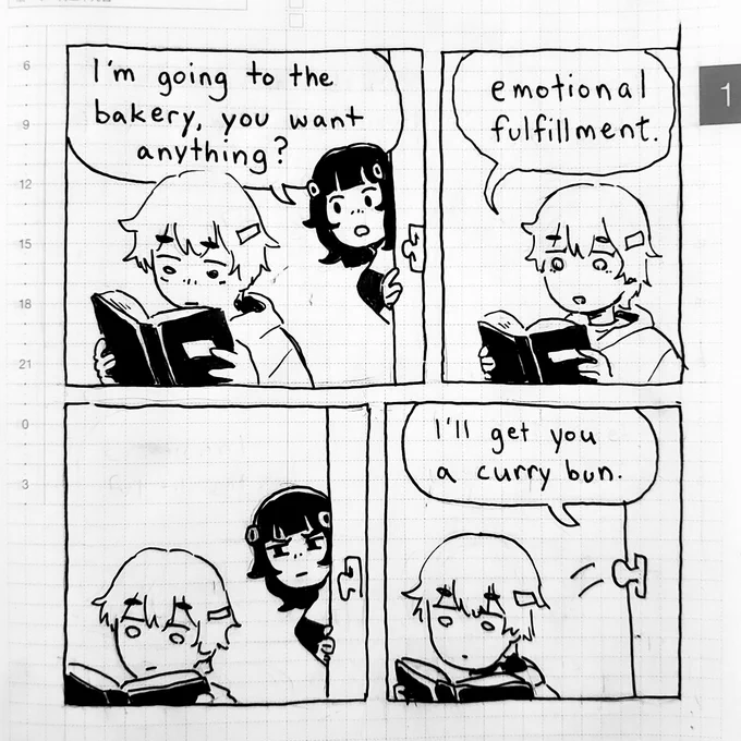 ok i bought one of those daily 2022 planners so this is comic 1/365 