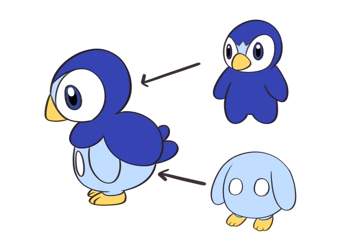ポッチャマを見ていたらポケモンがポケモンに乗っかってる様に見えてきた
もしかしたらポッチャマは2匹で1匹のポケモンなのかもしれない 