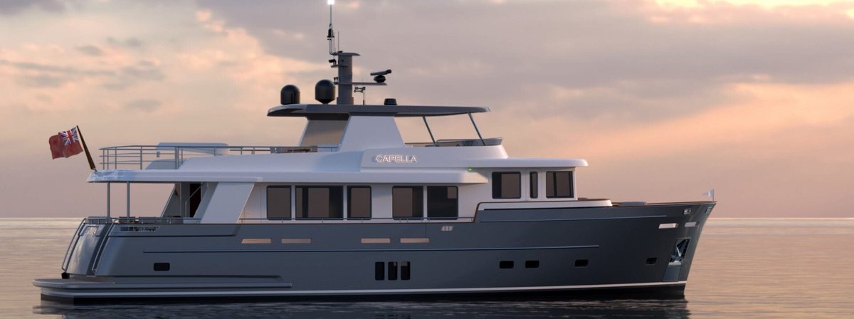 Superyachtscom's tweet photo. Dutch shipyard Van Der Valk has presented its latest build update of the exciting 23.56m explorer yacht Project Capella.
#superyacht #vandervalk #guidodegroot #yachting #projectcapella
Read more at:
https://t.co/C9ofX8Odih https://t.co/wuTVCnrXN6