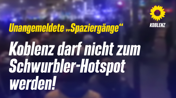 gruene_koblenz's tweet photo. Wir werden den öffentlichen Raum nicht einer sich radikalisierenden Minderheit überlassen. Wir zeigen klare Kante. Wir tolerieren nicht, dass sich #Koblenz zum Hotspot von #Coronaleugner:innen, #Schwurbler:innen und Rechtsradikalen entwickelt.

https://t.co/NgclZ9DRcu https://t.co/IxrDJO5aIA
