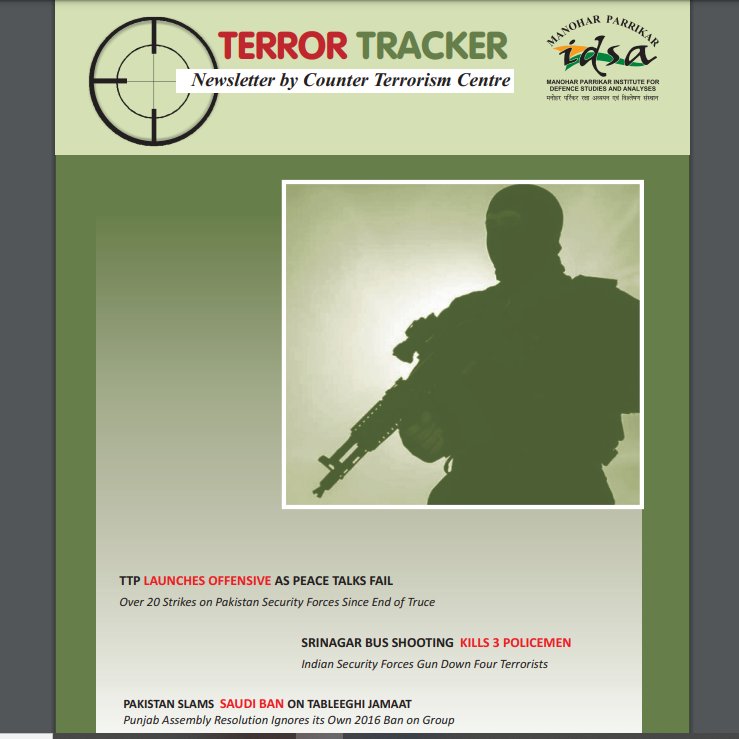 IDSAIndia's tweet photo. MP-IDSA #TERROR TRACKER CURRENT ISSUE | January 2022 is out at https://t.co/Ykl1RJY490 https://t.co/NW5wgdRj7d