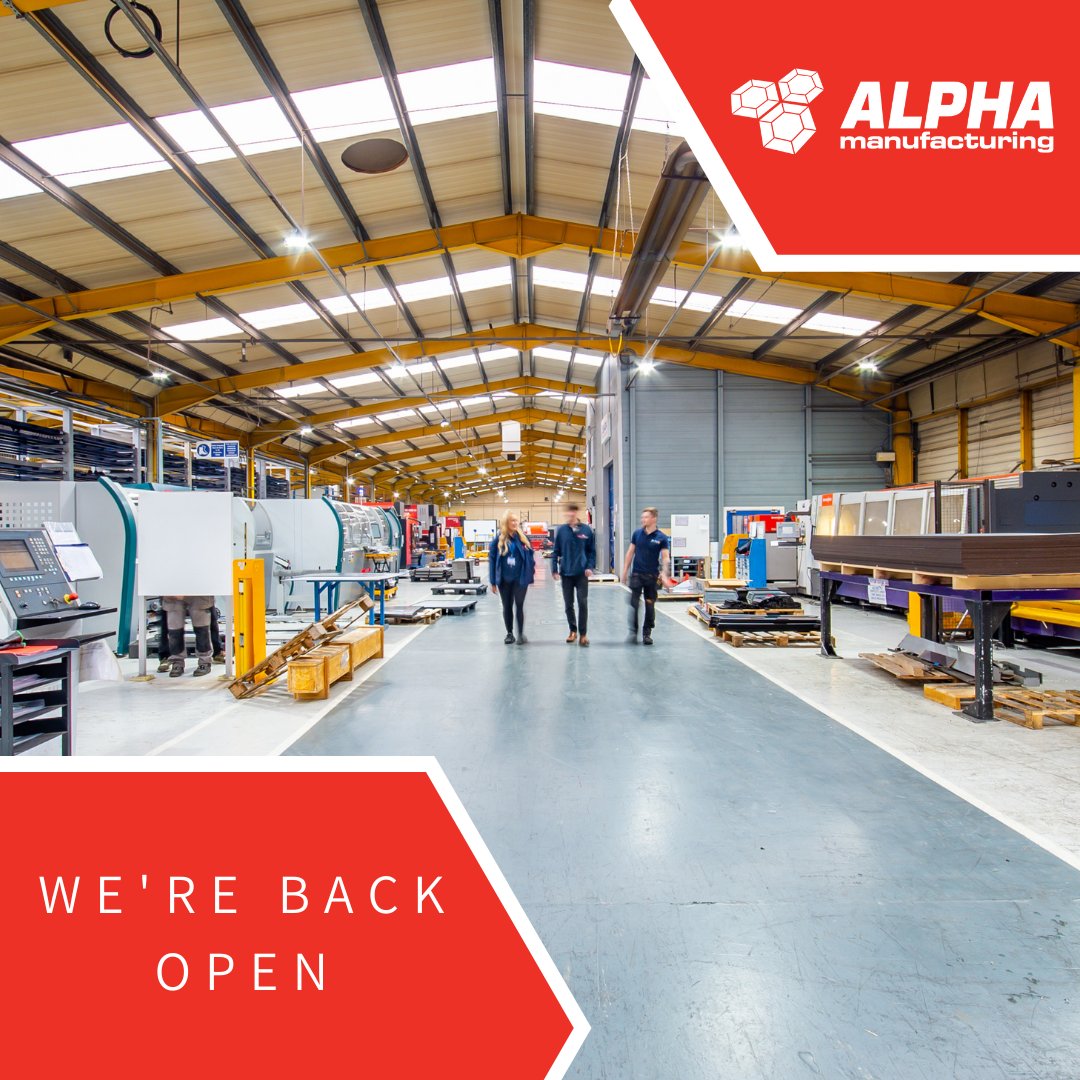 alphamfg's tweet photo. We're back open!
We hope everyone had a lovely Christmas and New Year.
We're back open and ready for a 2022 full of exciting announcements, opportunities and projects on the horizon that we can't wait to share with you all!
#InsideAlpha #TeamAlpha #2022 #OpenforBusiness https://t.co/HP2HRxQ8O5