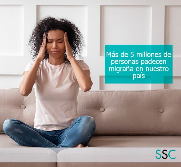 SindromedeSC's tweet photo. La Migraña es uno de los síntomas más comunes del Sindrome de Sensibilidad Central. Se conoce como la enfermedad neurológica más común en nuestro país ya que la padecen más de 5 millones de personas, de las que el 75% tarda más de 2 años en obtener un diagnóstico. https://t.co/kS6aezzmvf