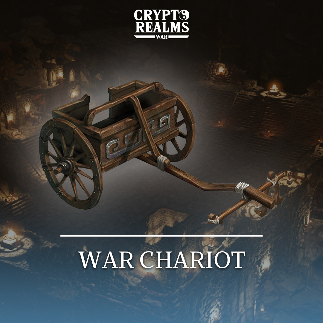 cryptorealmswar's tweet photo. Land travels have become treacherous that no one dares to travel alone anymore. Even Warriors have to travel in packs to make sure that it is not their last. Thus, War Chariots have become the primary mode of transportation.

#CryptoRealmsWar #PVP #P2E #OnlytheStrongSurvive https://t.co/JXYSYPrKhI