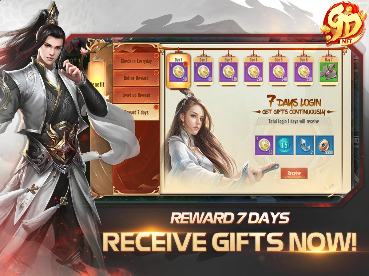 COGI_NETWORK's tweet photo. 💥REMINDER!
🔥Today is the last day of login to receive rewards for the first 7 days event of #9DNFT at Server Dragon 1 and Dragon 2. Please quickly log in to the game &amp; check your attendance to receive your valuable gift right away!
$COGI #NFTGaming #Metaverse #COGIVERSE #GameFi https://t.co/nFLtaijfYL