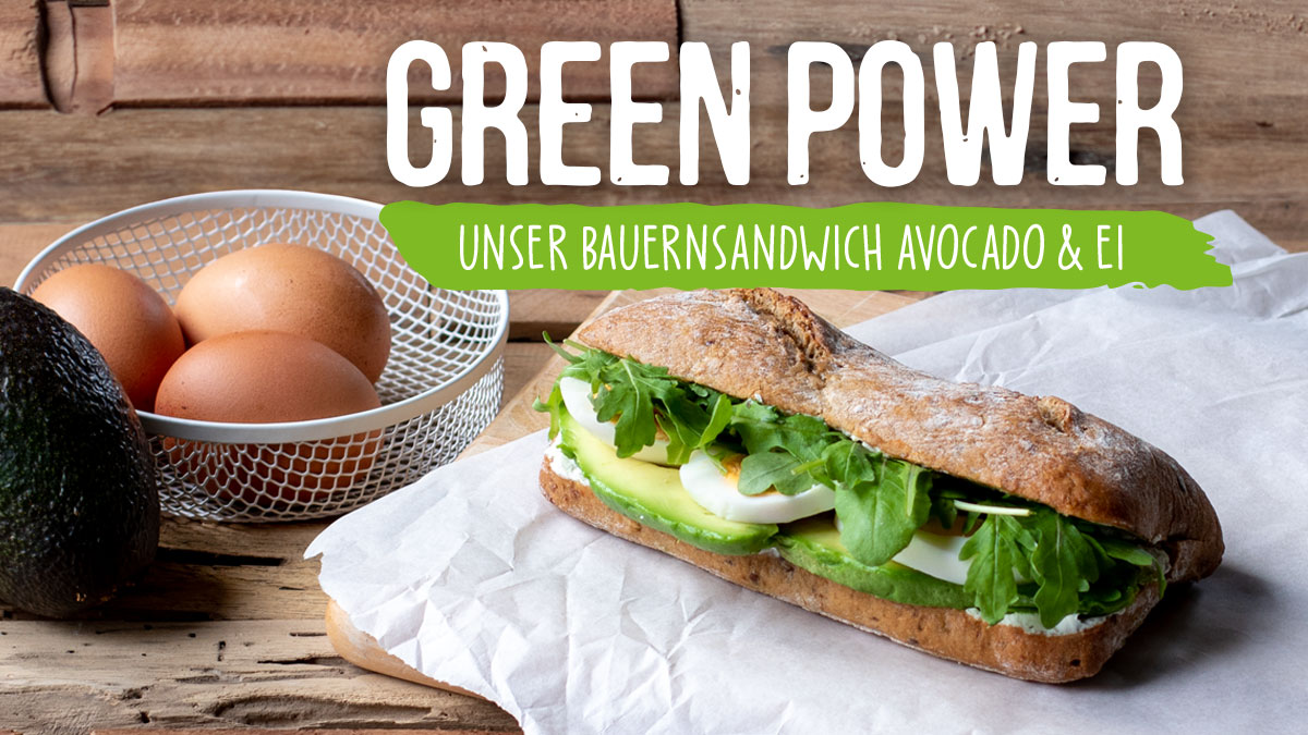 Backfactory's tweet photo. Gesund und fit ins neue Jahr!
Mit unserem Bauernsandwich Avocado und Ei gelingt euch das im Handumdrehen.
Krosses Mehrkornbrötchen belegt mit frischer Avocado, Ei, Frischkäse und knackigem Rucola.
Die volle Ladung Green Power💚

Schon entdeckt? https://t.co/KNg8ltu2Xw