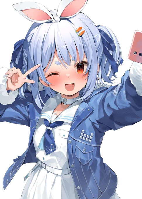 ✌✨ #ぺこらーと 
表情描き直して再掲 